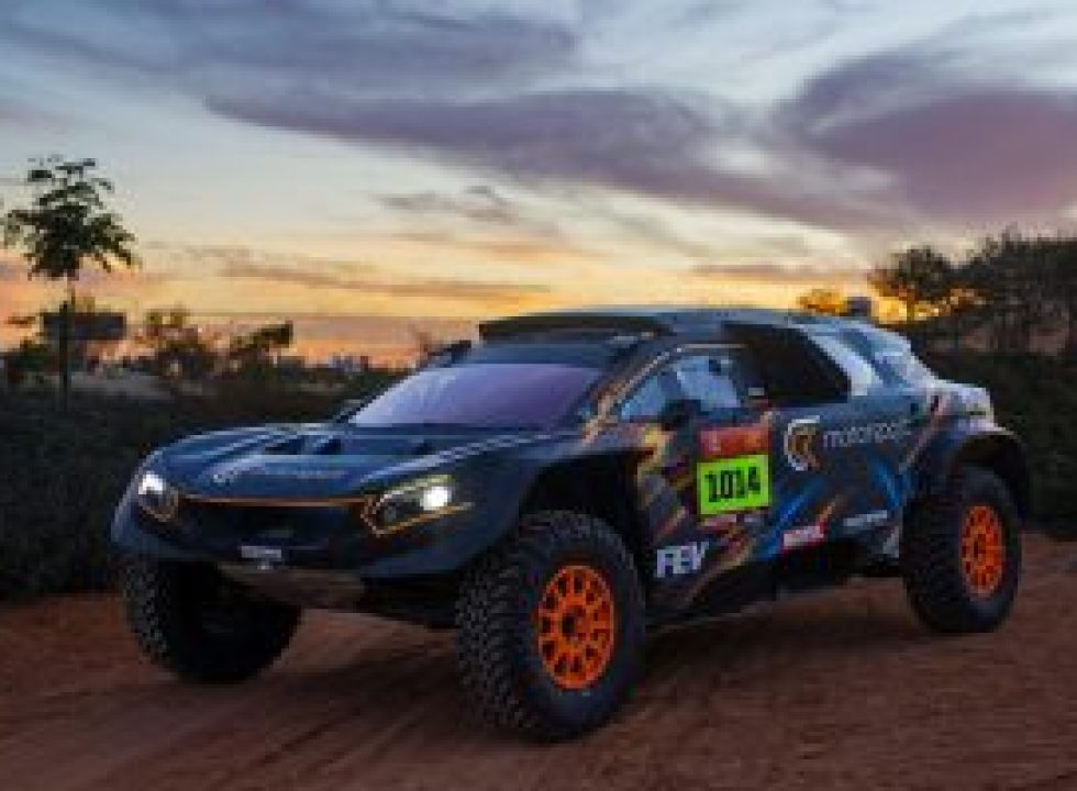 Rallye Dakar 2024 au volant du véhicule hydrogène de GCK Motorsport